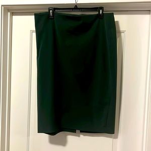 EXPRESS hunter green pencil skirt